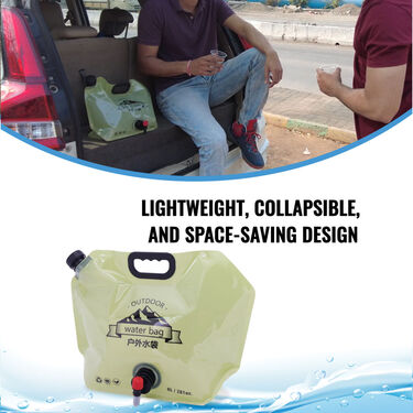 8 Ltr Collapsible Travel Water Bag (1CWB1)