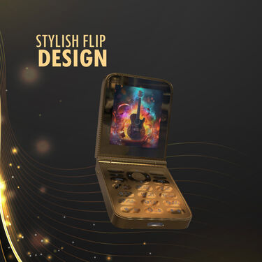 Big Battery Big Torch Dual Sim Foldable Mobile (Rock Z)