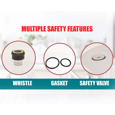 5L + 3L + 2L + 1.5L Pressure Cooker Combo (4PC2)