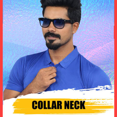 Pack of 5 Collar T-shirt With 5 Matching Sunglasses (5PTS1)