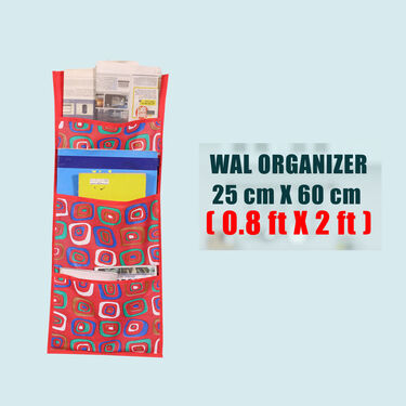 6 Pcs Organizer Cover for Almirah, Fridge & Wall + Shelf Liner (6C1)