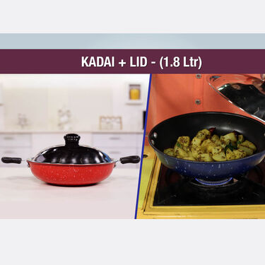 8 Pcs Ceramic Coating Nonstick Cookware Set (8NC1)