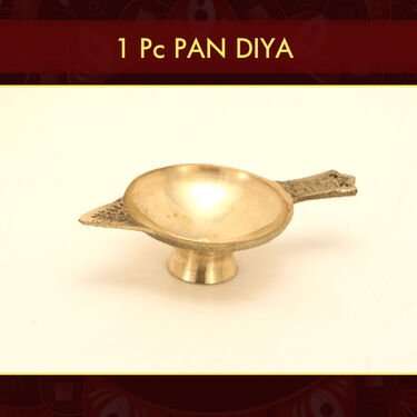 9 Pcs Brass Pooja Thali + 2 Magic Water Sensor Diya (11BPT1)