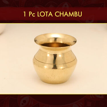 9 Pcs Brass Pooja Thali + 2 Magic Water Sensor Diya (11BPT1)