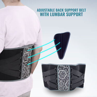 Adjustable Back Support Belt With Lumber Support (ABS01)