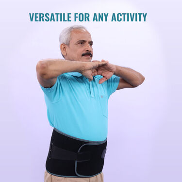 Adjustable Back Support Belt With Lumber Support (ABS01)