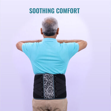 Adjustable Back Support Belt With Lumber Support (ABS01)