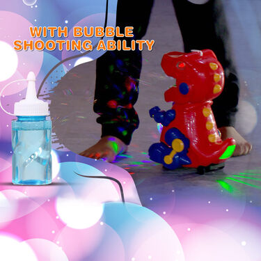Bump And Go Bubble Dinosaur with Lights And Music (BBD)
