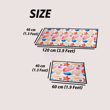 Designer Antiskid Kitchen Runner & Mat Combo (CR3)