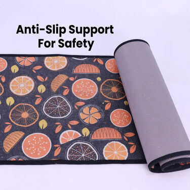 Designer Antiskid Kitchen Runner & Mat Combo (CR3)