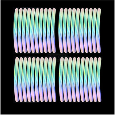 Colorful Tyre Reflectors For Car & Bike Pack Of 40 (CTRP40)