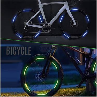 Colorful Tyre Reflectors For Car & Bike Pack Of 40 (CTRP40)