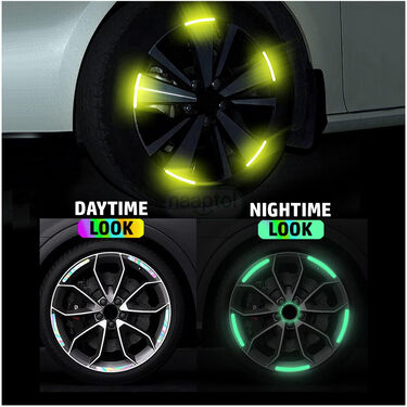 Colorful Tyre Reflectors For Car & Bike Pack Of 40 (CTRP40)