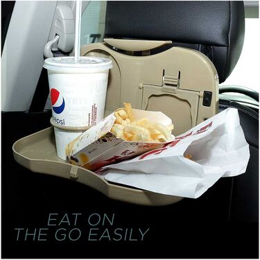 Car Back Seat Organizer Folding Food Tray