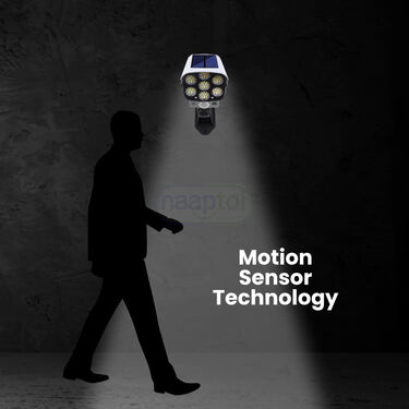 Dummy Security Camera-Shaped Motion Sensor Powerful Solar Outdoor Lamp (D35)