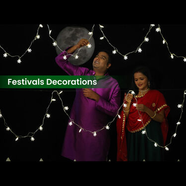 Decoration Light - Snowflake + Rice Light Combo (L11)