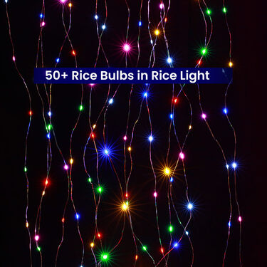 Decoration Light - Snowflake + Rice Light Combo (L11)
