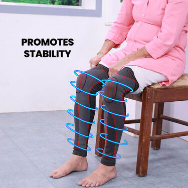 Buy 2 Compression Knee & Calf Support & Get 2 Compression Knee Support Free (FCKP)
