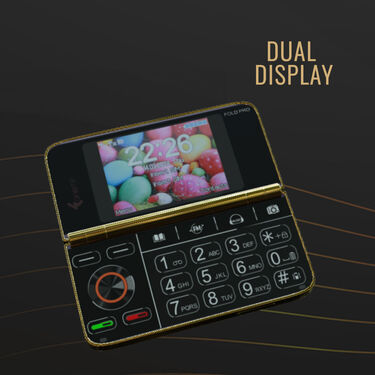 Dual Display Dual Sim Big Battery Fold Able Mobile - (FM1)