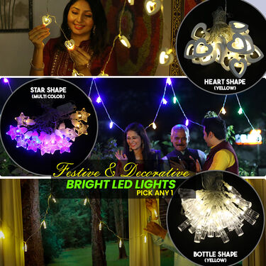 Festive & Decorative Bright LED Lights - Pick Any 1 (L6)