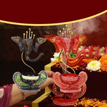 Ganpati Diya Cum Dhoop Holder (DH-1)