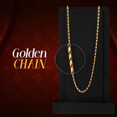 Golden Watch + 2 Golden Chain + Bracelet + Diamond Ring (MGW2CBR2)