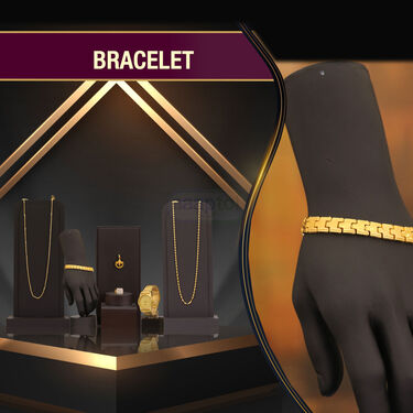 Golden Watch +2 Golden Chain + Ganesha Pendant + Bracelet + Austrian Diamond Ring (MGW2CBRP2)