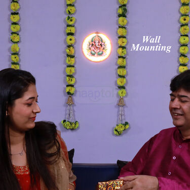 Decorative Ganesh Wall Hanging Lamp (L71)