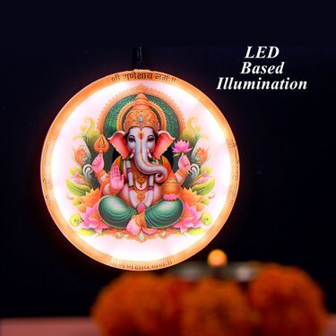Decorative Ganesh Wall Hanging Lamp (L71)