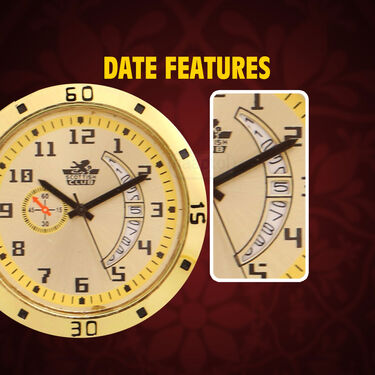 2 Mens Golden Watch (2MW12)