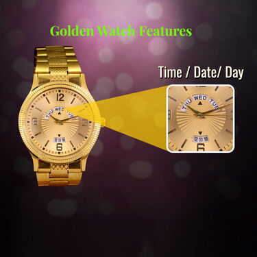 Men's Golden Watch (2MW8) - B1G1