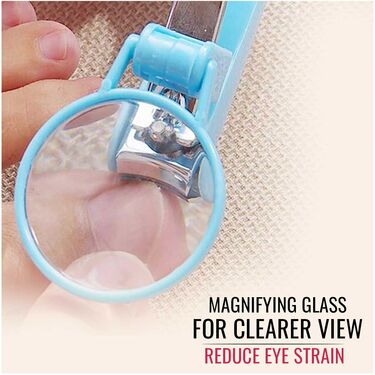 Nail Clippers with Magnifying Glass (NCMG1)