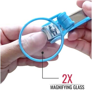 Nail Clippers with Magnifying Glass (NCMG1)