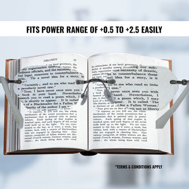 Premium Rimless Adaptive Power Reading Glasses Pick Any One (PORG2)