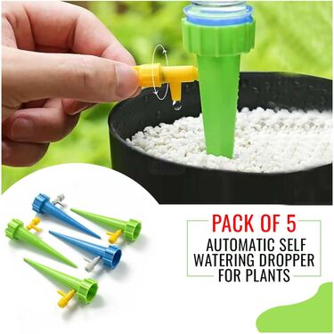 Automatic Plant Water Dropper Pack Of 5