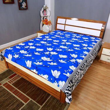 Pack of 10 Mega Double Bedsheet Combo with Double Bed Mattress Protector Free (10BSDMP)