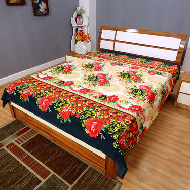 Pack of 10 Mega Double Bedsheet Combo with Double Bed Mattress Protector Free (10BSDMP)