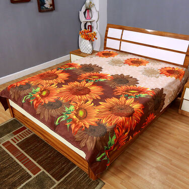 Pack of 10 Mega Double Bedsheet Combo with Double Bed Mattress Protector Free (10BSDMP)