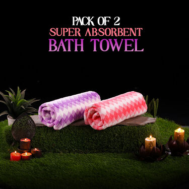 Pack of 2 Super Absorbent Bath Towels (BT1)