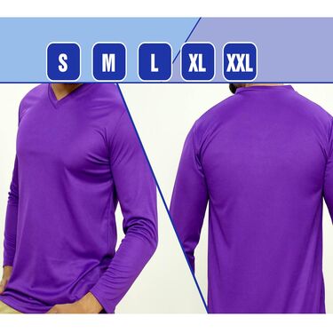 Pack of 4 V Neck Full Sleeves T-shirts (4VTF1)