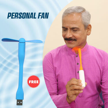 Pocket Powerbank + Men's Hair Trimmer + Free Fan + Free Light (PB7)