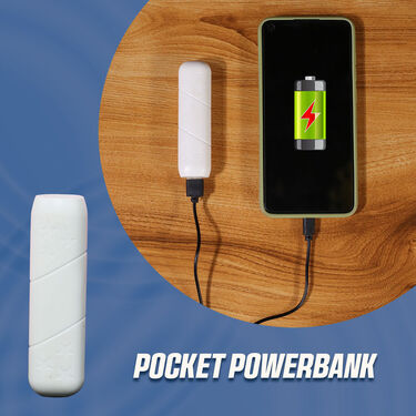 Pocket Powerbank + Men's Hair Trimmer + Free Fan + Free Light (PB7)