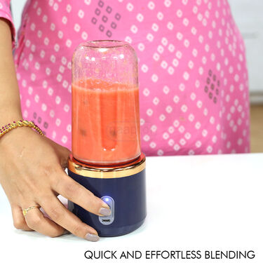 Rechargeable Portable Blender - Make Juices & Milkshakes in seconds (MJ1)