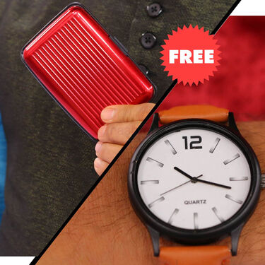 Leatherite Sandal + FREE Watch + Wallet (SDC5)