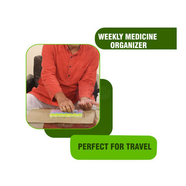 4 in 1 Tablet Cutter with weekly Medicine organiser(TCMB)