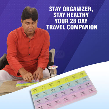4 in 1 Tablet Cutter with weekly Medicine organiser(TCMB)