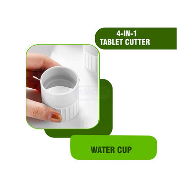 4 in 1 Tablet Cutter with weekly Medicine organiser(TCMB)