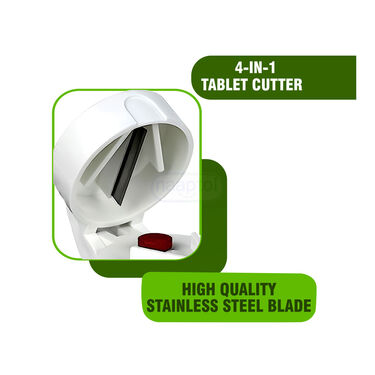 4 in 1 Tablet Cutter with weekly Medicine organiser(TCMB)