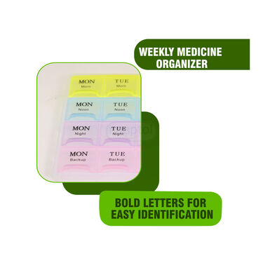 4 in 1 Tablet Cutter with weekly Medicine organiser(TCMB)