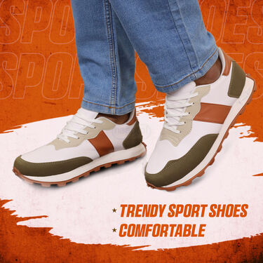 Trendy & Comfortable Sports Shoe and Leatherites watch (SW92)